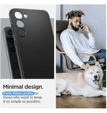 SAMSUNG GALAXY S23 PREMIUM SLIM THIN FIT CASE BLACK | SPIGEN