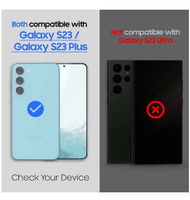 SAMSUNG GALAXY S23/S23+ PREMIUM RING CAMERA LENS PROTECTOR | WHITESTONE