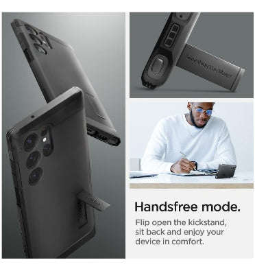 SAMSUNG GALAXY S23 ULTRA PREMIUM TOUGH ARMOR CASE BLACK | SPIGEN