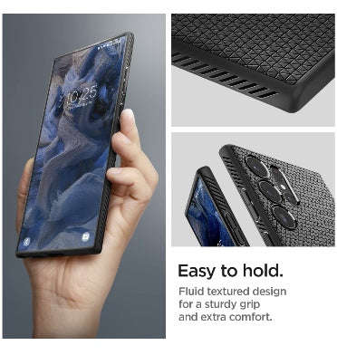 SAMSUNG GALAXY S23 ULTRA PREMIUM SLIM LIQUID AIR CASE BLACK | SPIGEN