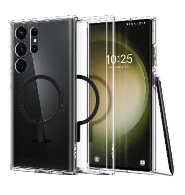 SAMSUNG GALAXY S23 ULTRA PREMIUM ULTRA HYBRID MAGSAFE CASE CLEAR | SPIGEN