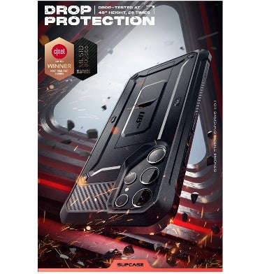 SAMSUNG GALAXY S23 ULTRA FULL BODY RUGGED PROTECTIVE CASE BLACK | SUPCASE