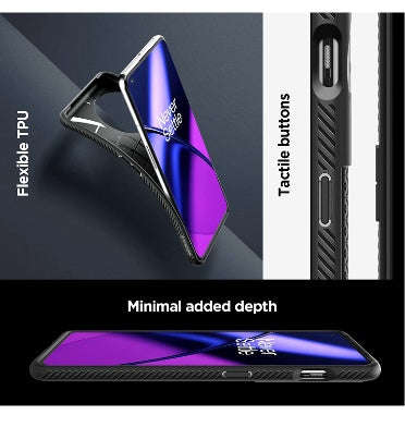 ONEPLUS 11 PREMIUM SLIM LIQUID AIR CASE BLACK | SPIGEN