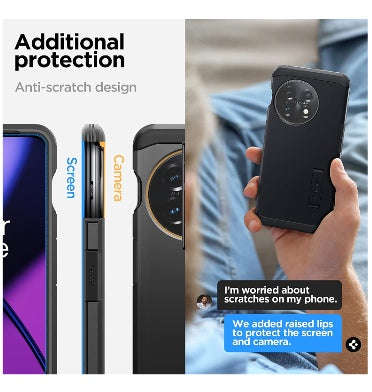 ONEPLUS 11 PREMIUM TOUGH ARMOR CASE BLACK | SPIGEN