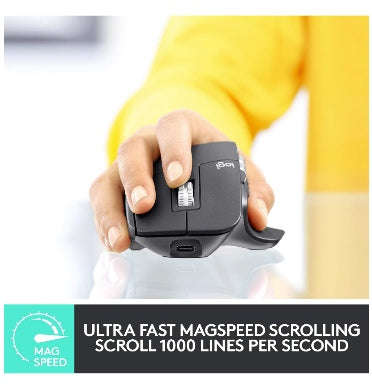 LOGITECH MX MASTER 3 WIRELESS MOUSE GRAPHITE