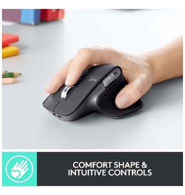 LOGITECH MX MASTER 3 WIRELESS MOUSE GRAPHITE