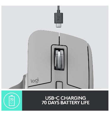 LOGITECH MX MASTER 3 WIRELESS MOUSE GREY