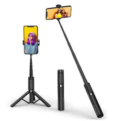 ATUMTEK TRIPOD SELFIE STICK WITH BLUETOOTH REMOTE BLACK