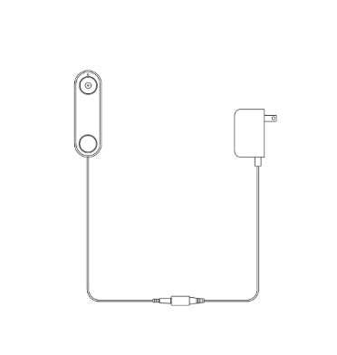 OHMKAT POWER SUPPLY FOR GOOGLE NEST HELLO VIDEO DOORBELL