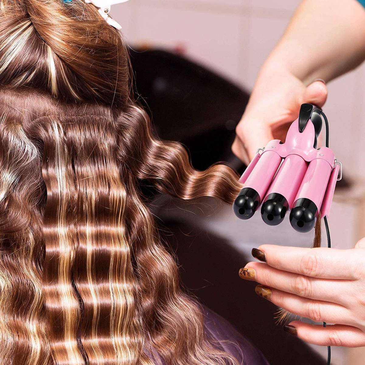 Professional 3 Barrel Curling Iron
