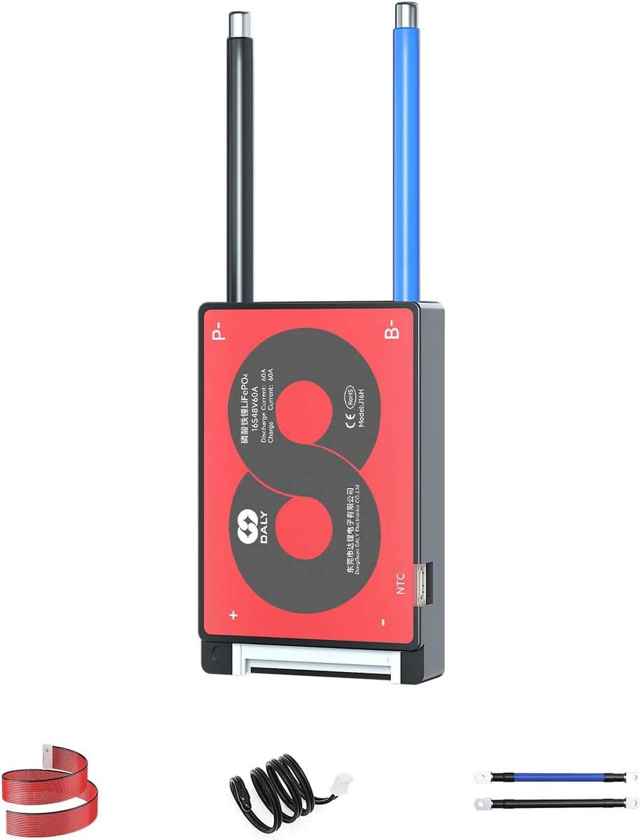 DALY 13S 48V 60A Li-ion BMS for 18650 3.7V Lithium Battery Packs  Battery Management System wi...