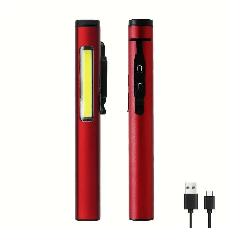 Magnetic Slim 800mah Battery LED + Mini Torch