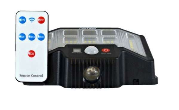 RGB Solar Powered Sensor Wall Light White