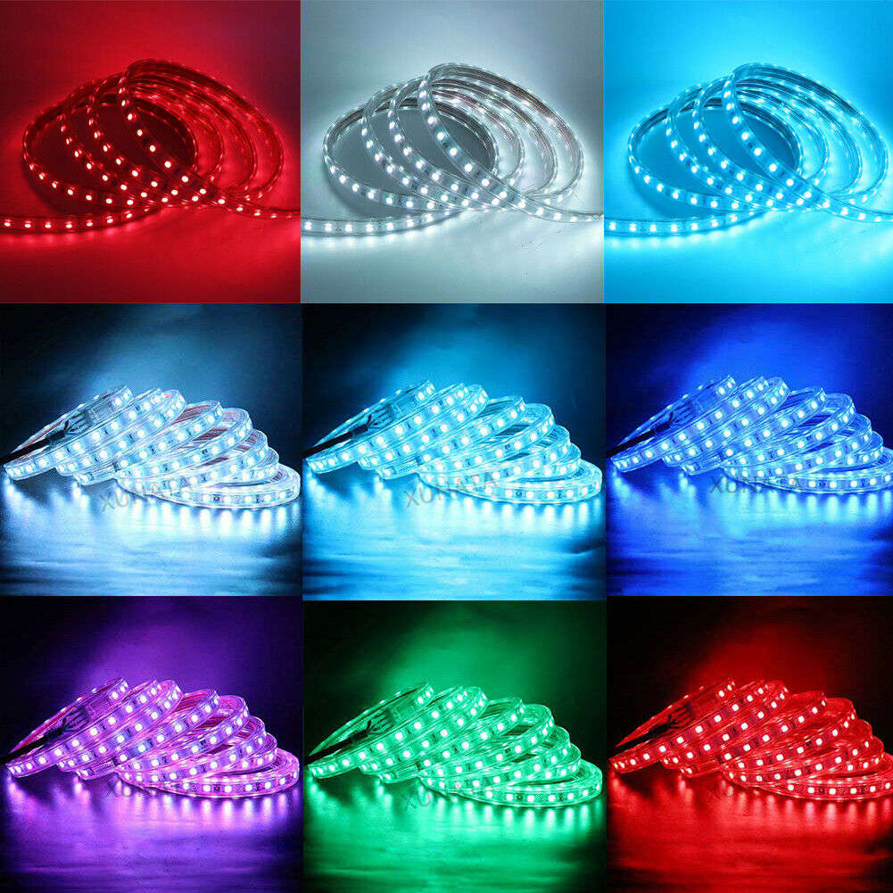 10mm LED 100M Roll Strip Light RGB-60D 5050