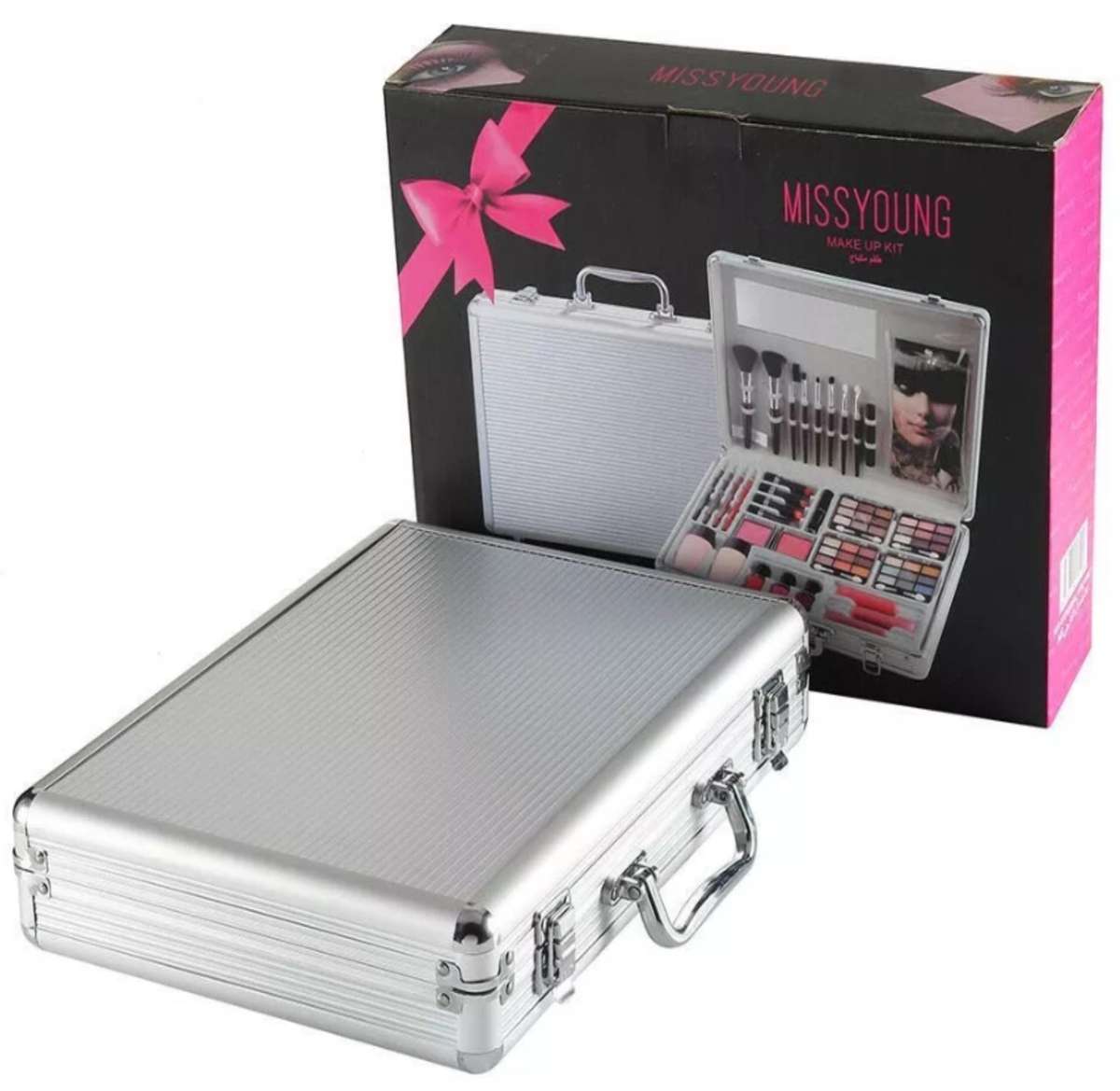 Miss Young Start to Finish Professional Makeup Kit - Silver