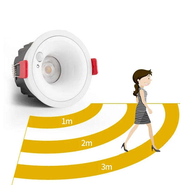 12W LED Recessed Downlight with Adjustable Spotlight Lens
