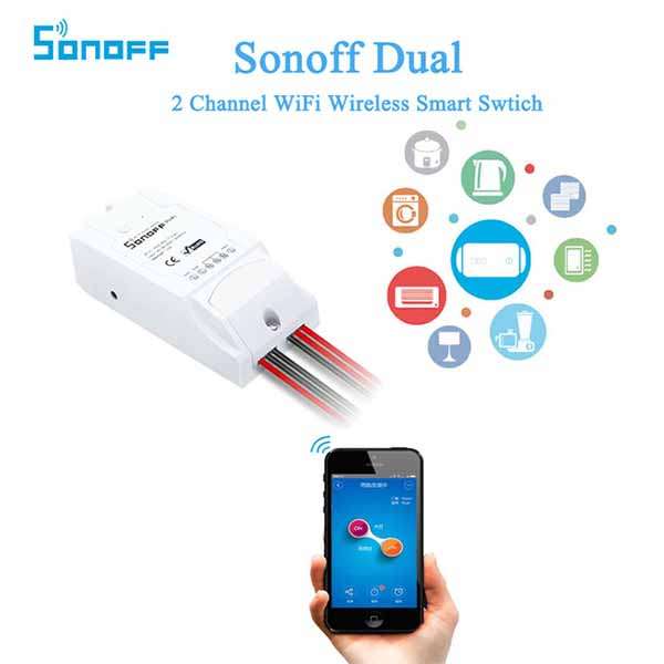 Sonoff Dual 2 Channel Wifi Switch