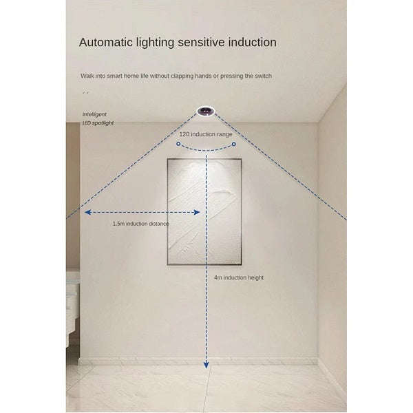 12W LED Recessed Downlight with Adjustable Spotlight Lens