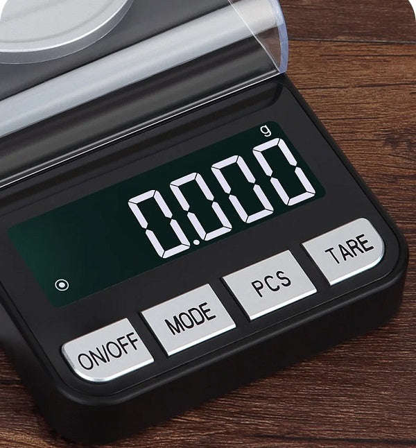 AB-C07 Glossy Chrome Silver 50g/0.01g Jewelry Scale