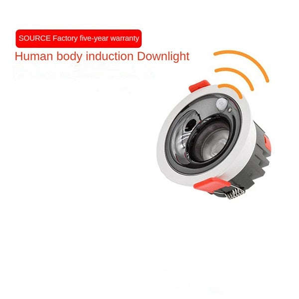 12W LED Recessed Downlight with Adjustable Spotlight Lens