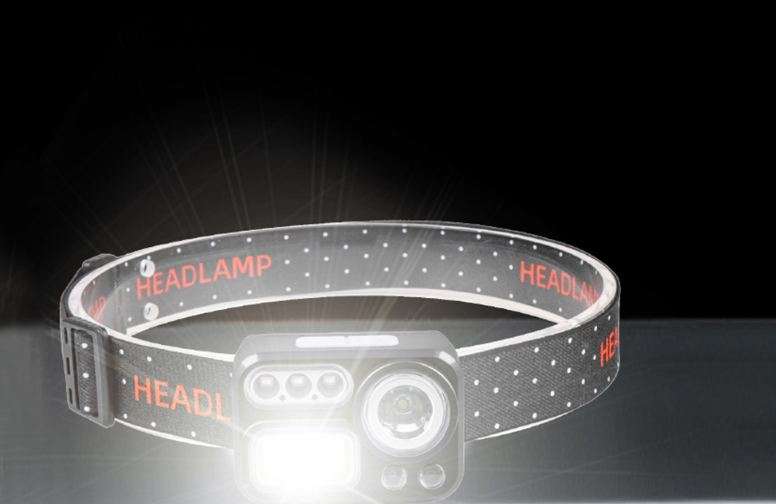 LED+COB+RGB Sensor Headlamp