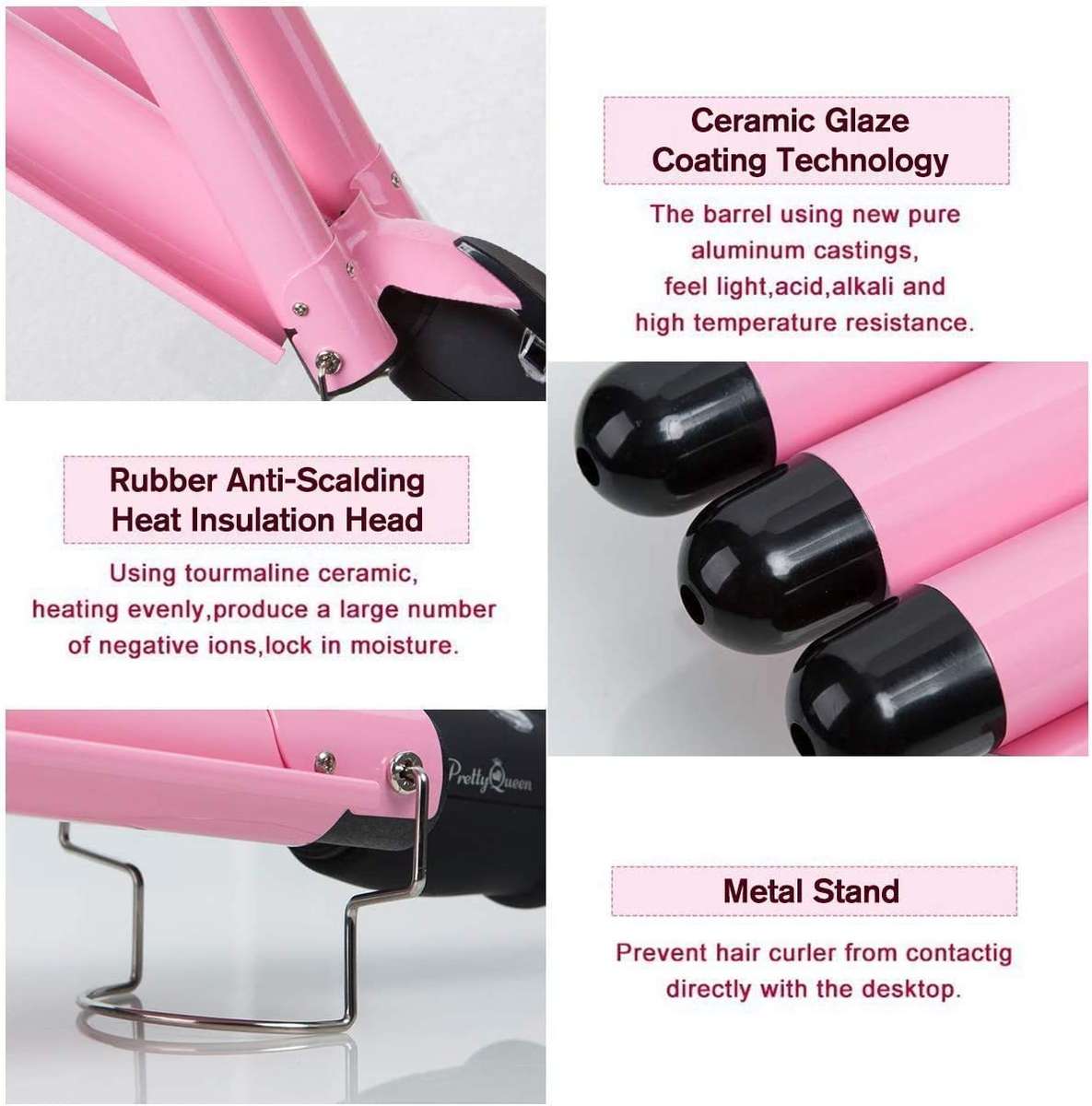 Professional 3 Barrel Curling Iron