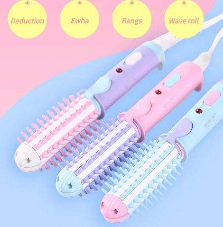 Colorful Mini Curling Iron Brush