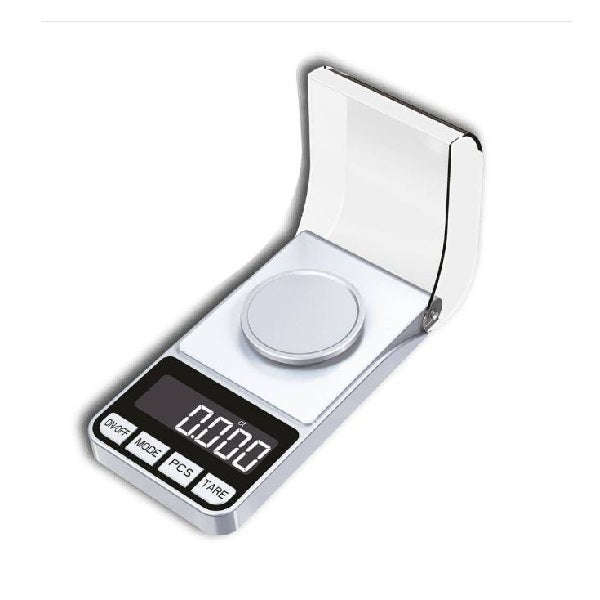 AB-C07 Glossy Chrome Silver 50g/0.01g Jewelry Scale