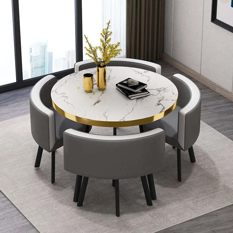 Bella 4 Seater Round Dining Set