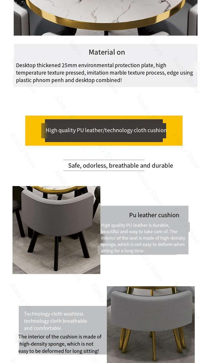 Bella 4 Seater Round Dining Set