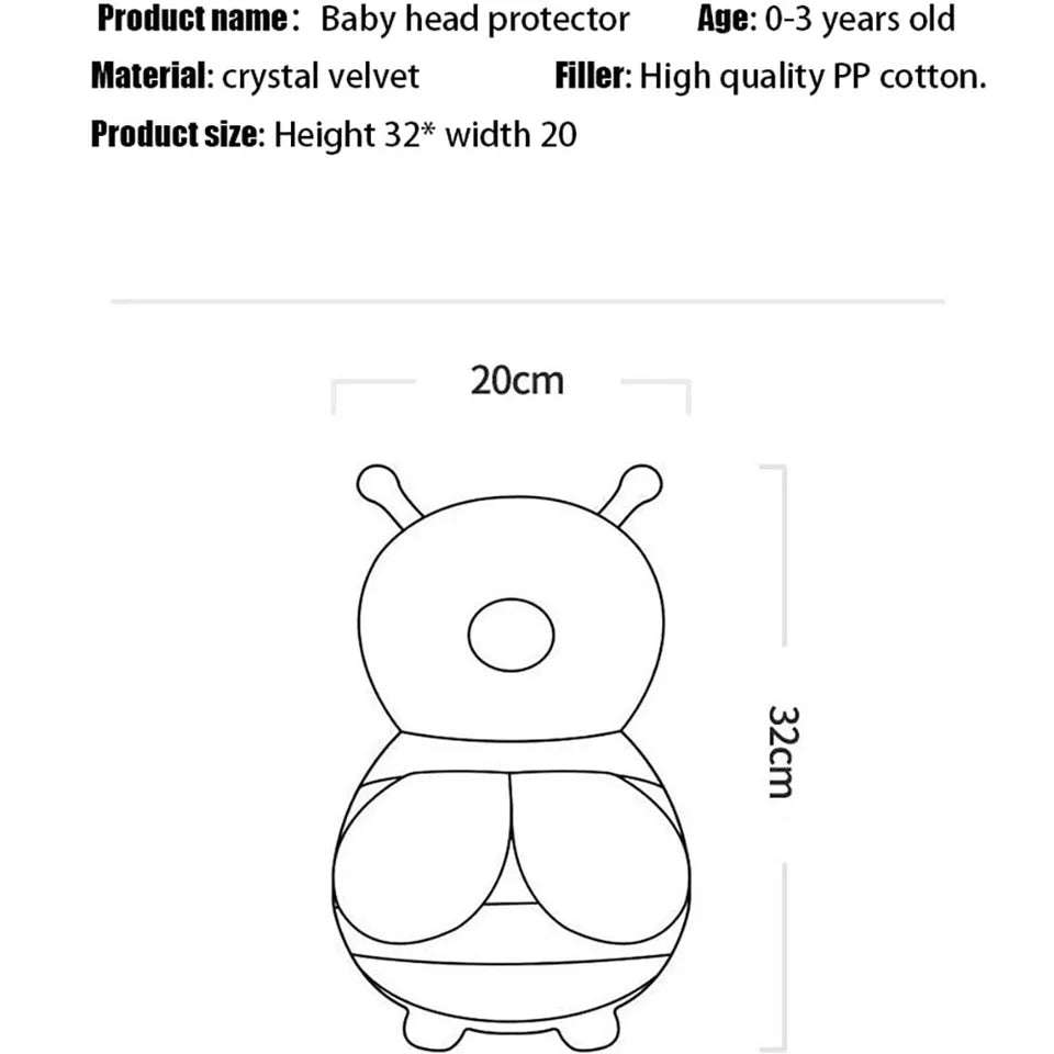 Baby Protection Anti Fall Back & Head Protection Crawling Baby