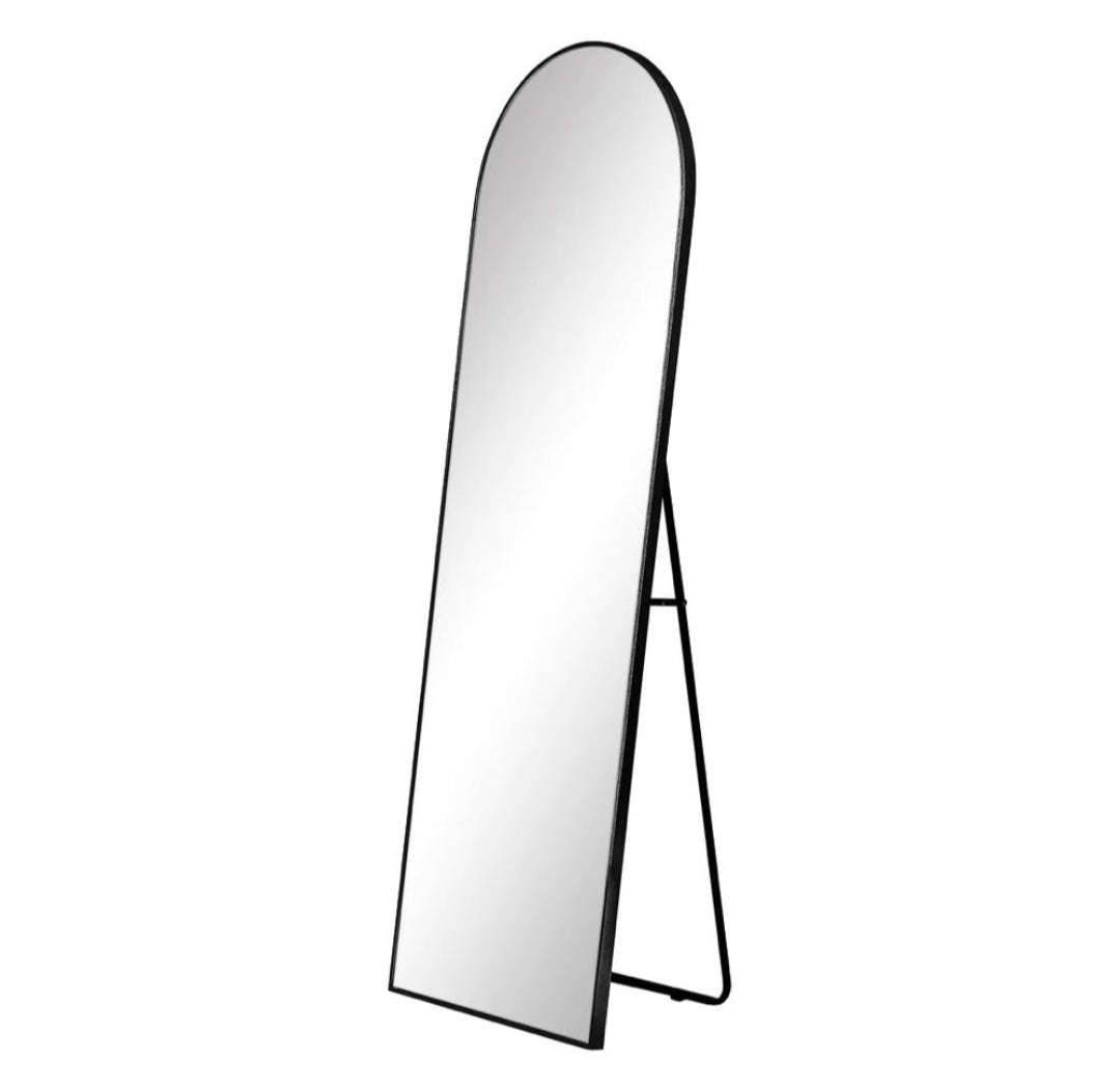 Freestanding Full Length Mirror with Black or Gold Frame