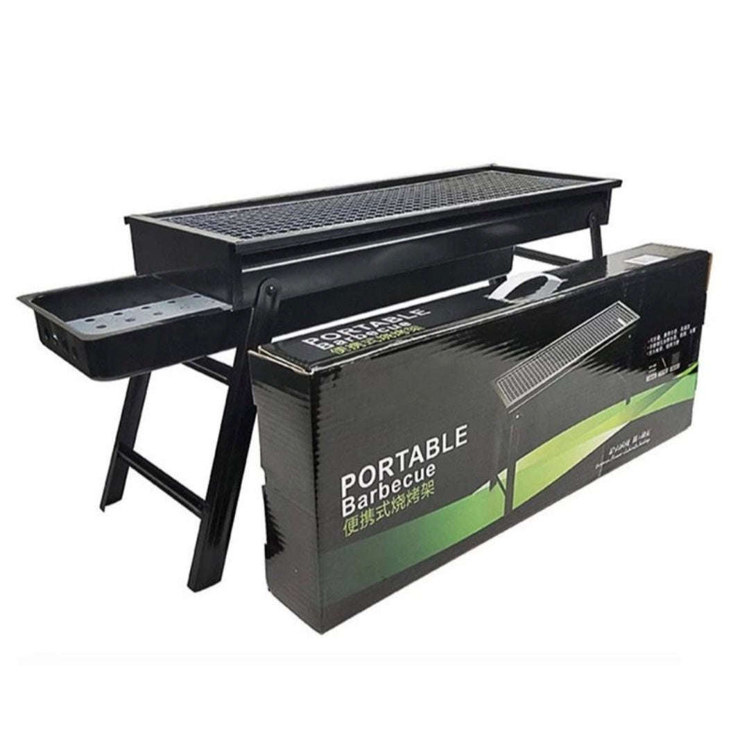 Portable BBQ Braai Stand  Foldable Charcoal Grill for Camping & Outdoor
