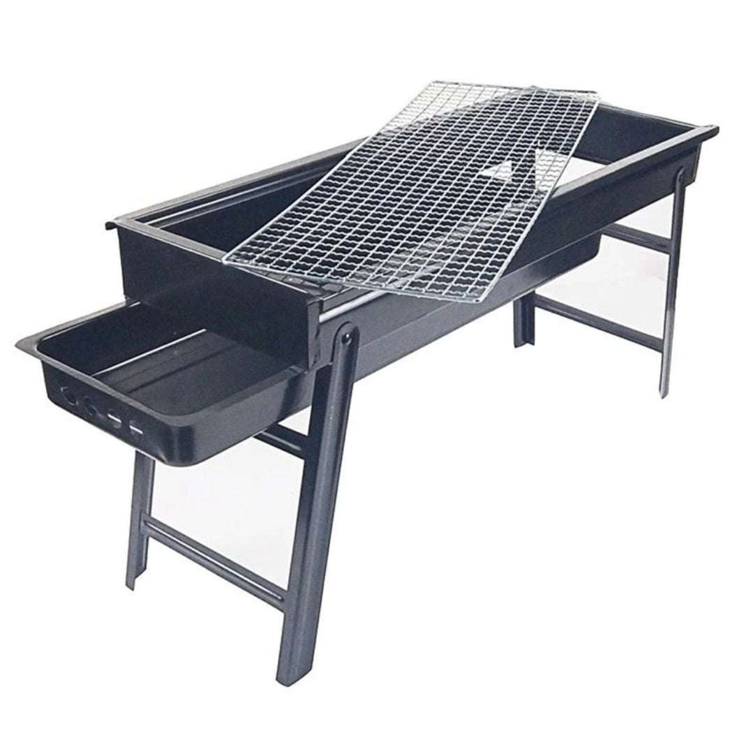 Portable BBQ Braai Stand  Foldable Charcoal Grill for Camping & Outdoor