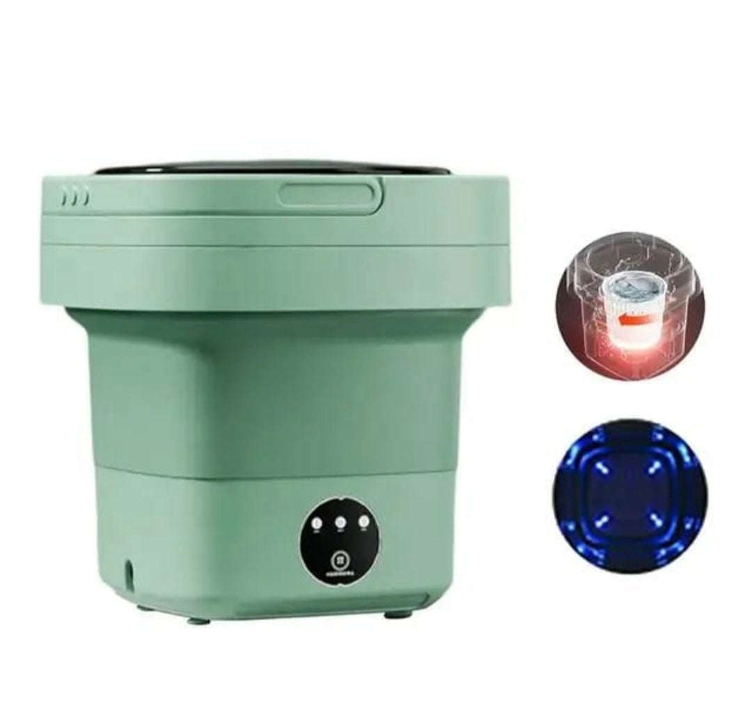 Portable 6.5L Foldable Mini Washing Machine  Baby & Delicate Clothes Washer
