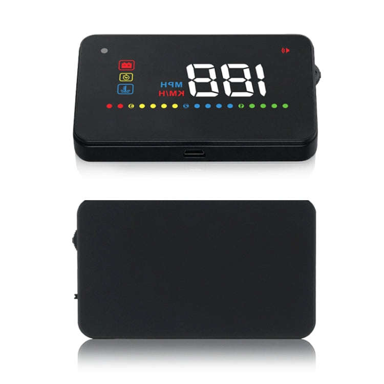 A200 OBD2 3.5 inch Vehicle-mounted Head Up Display Security System, Support Car Speed / Engine Re...