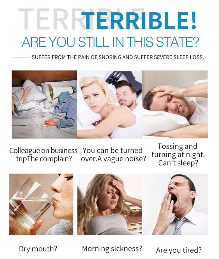 2 PCS 2 in 1 ABS Silicone Anti Snoring Air Purifier