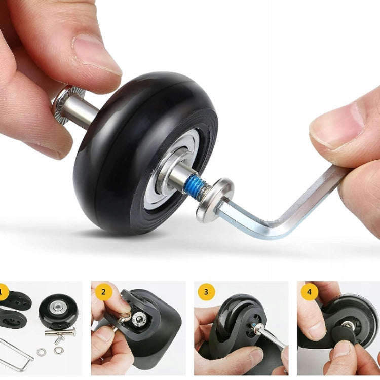 Luggage Suitcase Replacement Wheels Low Noise Spinner Wheels