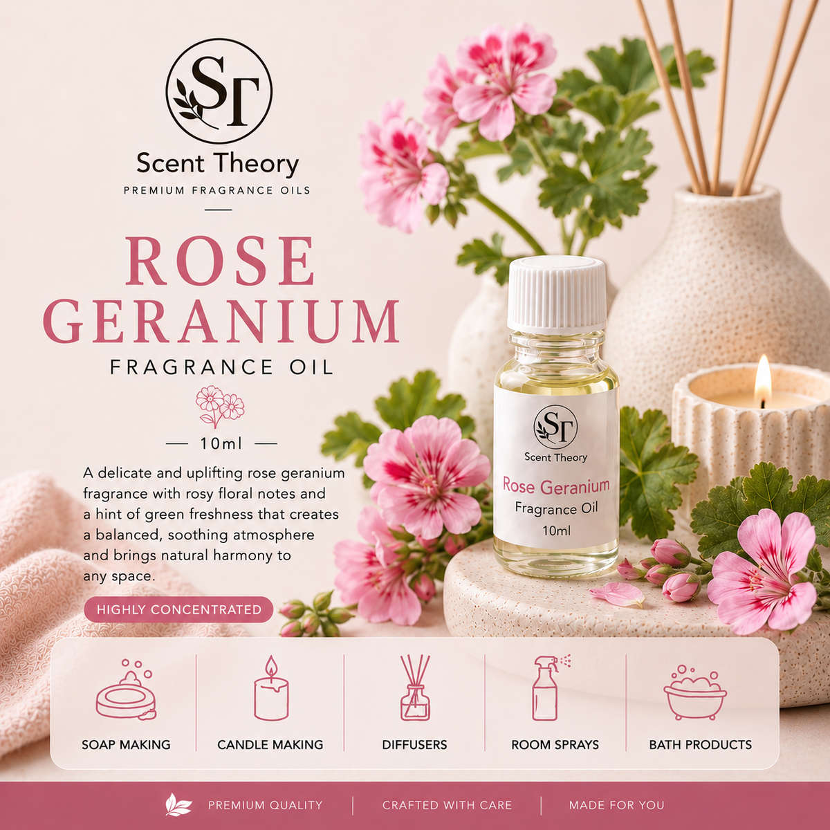 Fragrance Oil  Rose Geranium