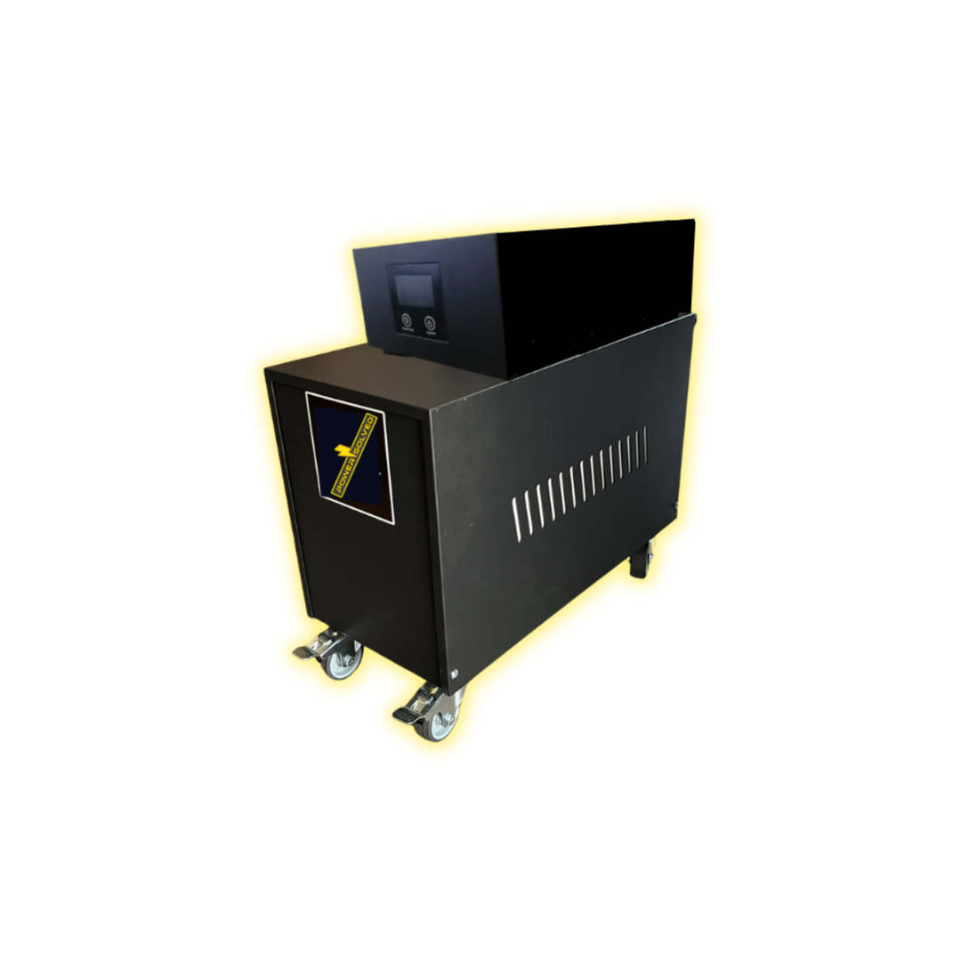 Power Solved Pre-Built Back-up Trolley Inverter UPS Kit - 1KW