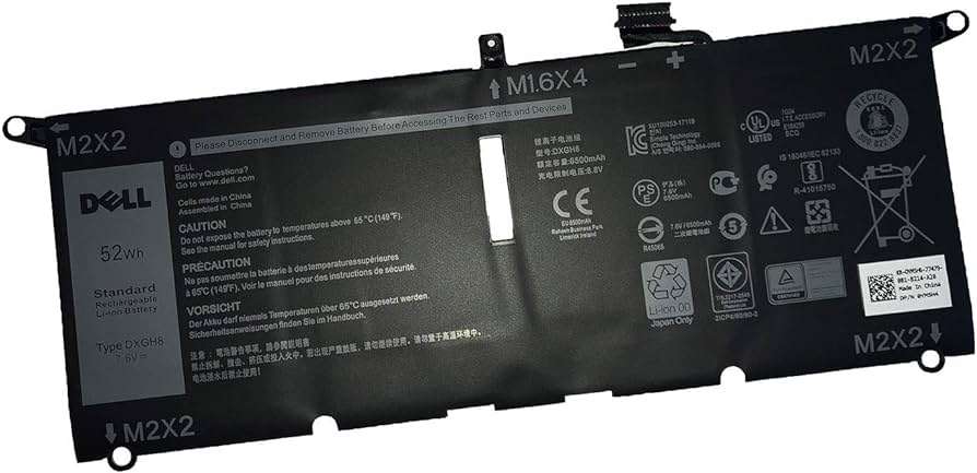 Dell XPS / 13 / 9370 / 9380 Laptop Battery (DXGH8)