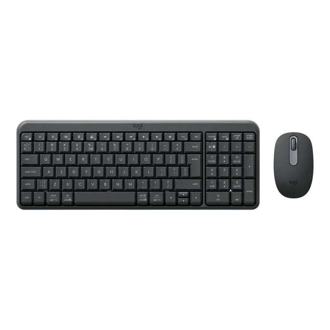 Logitech MK250 Compact Wireless Keyboard & Mouse Combo, Graphite (920-013511)