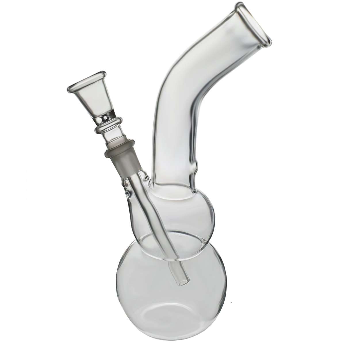 BG020: CLEAR GLASS BONG
