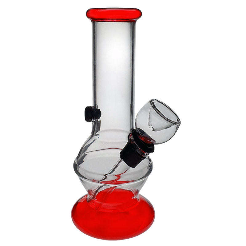 Compact glass bong - Red