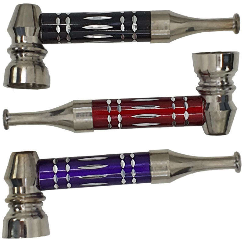 Aluminium pipe - 8.8cm / red / Aluminium