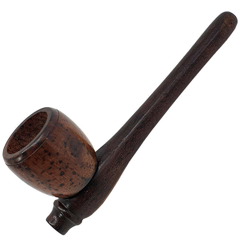Wooden pipe - 14.5cm / brown / wood