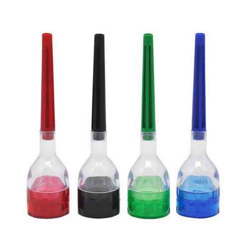 Acrylic grinder and cone roller - Yellow