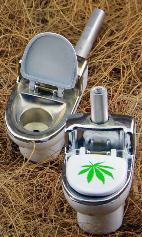 Novelty Metal pipe - 4cm / silver / metal