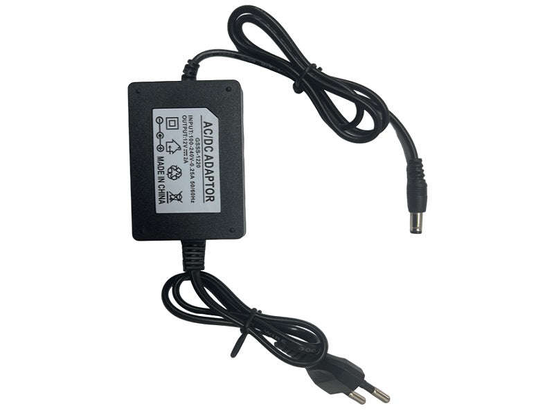 12V 2A Power Supply 5.5 x 2.5mm - AC/DC Adapter for DStv, CCTV, Routers & LED Strips