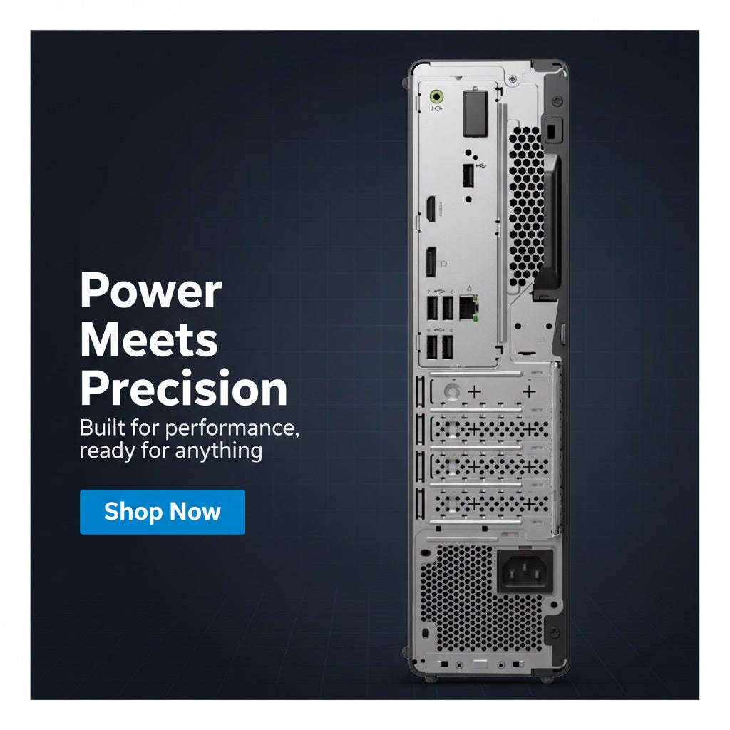 Lenovo ThinkCentre Neo 50s Gen 6 AI PC - Core Ultra 5 225, SFF Desktop